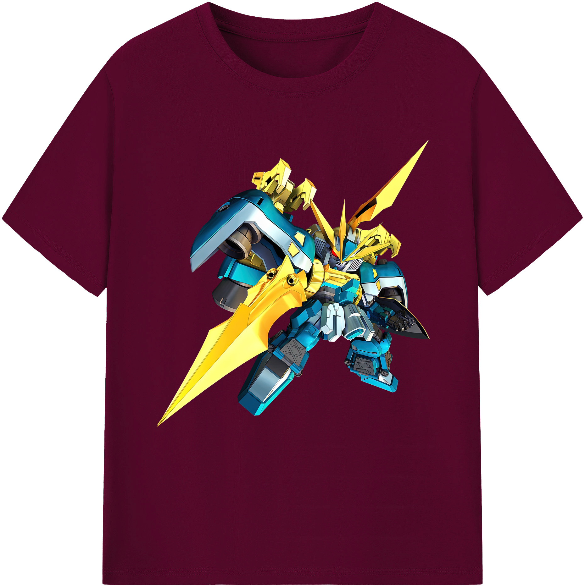 （画像用） 機動戦士ガンダム Mobile Suit Gundam レディースカジュアルプリントTシャツ（綿100％）